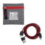 Custom RPET Fast Charging Cable Set - 5