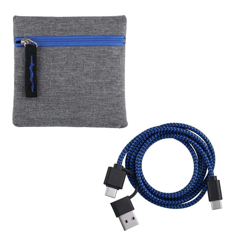 Custom RPET Fast Charging Cable Set - 6