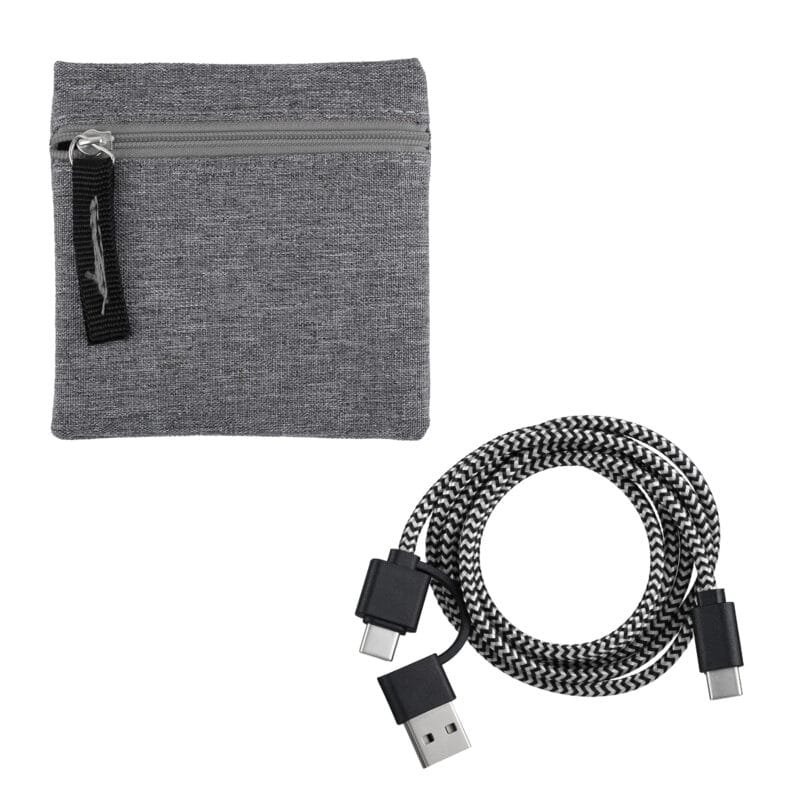 Custom RPET Fast Charging Cable Set - 7