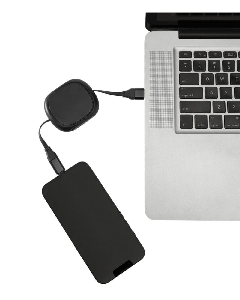 Custom Roberta Retractable Eco 100W Charging Cable. - 4