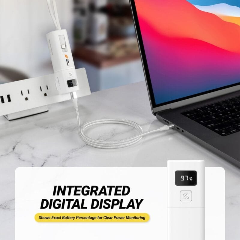 Custom Scosche® GoBat? 5K 3-in-1 Power Bank - 4