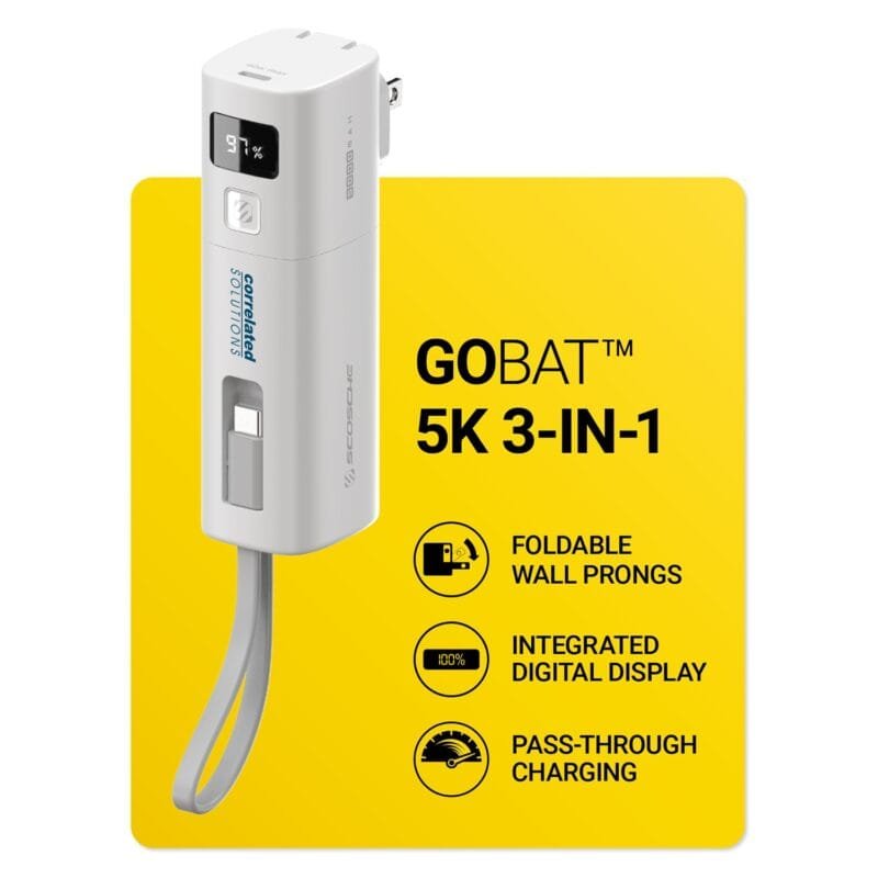 Custom Scosche® GoBat? 5K 3-in-1 Power Bank - 6