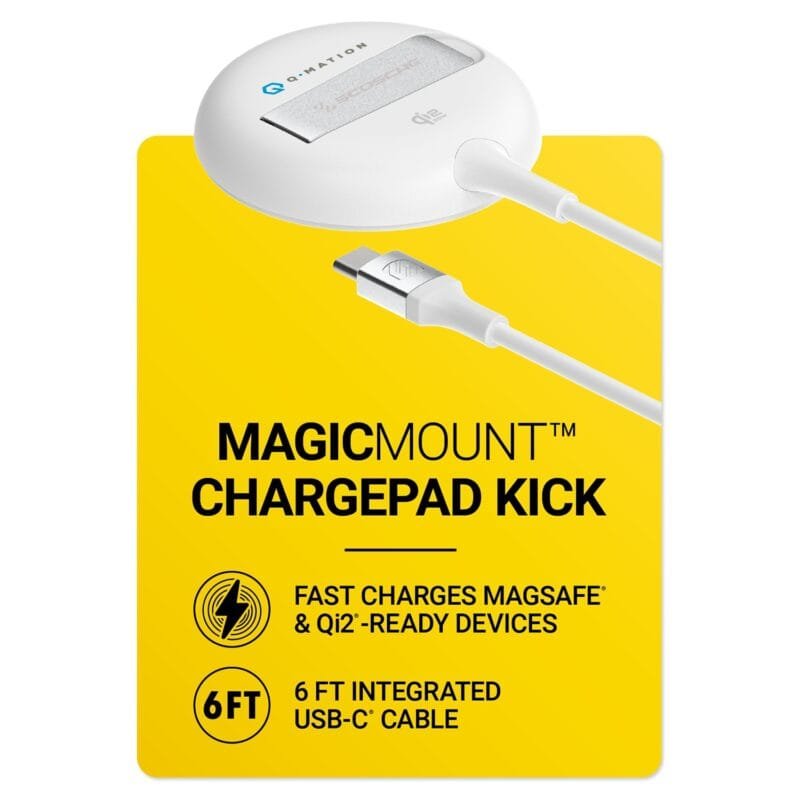 Custom Scosche® MagicMount? Chargepad Kick Wireless Charger - 6