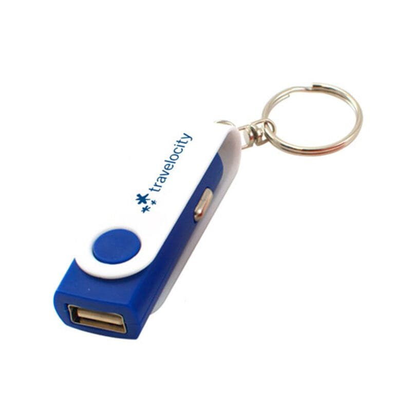 Custom Swivel USB Car Charger - 3