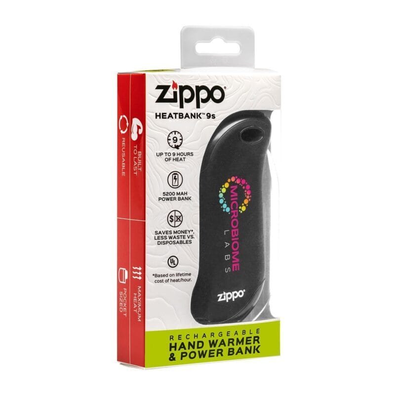 Custom Zippo® HeatBank? 9-Hour Rechargeable Hand Warmer & Powerbank - 6