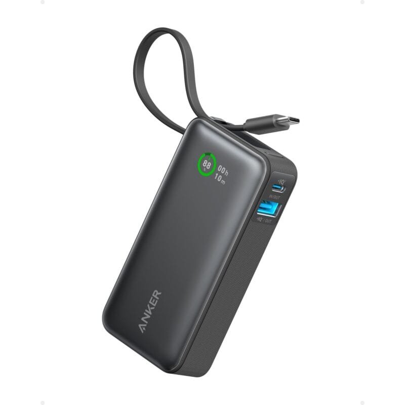 Built-In USB-C Cable) - Black