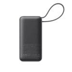 Built-In USB-C Cable) - Black - 2