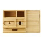 Custom Bamboo Fast Wireless Charging Dock Station - 1