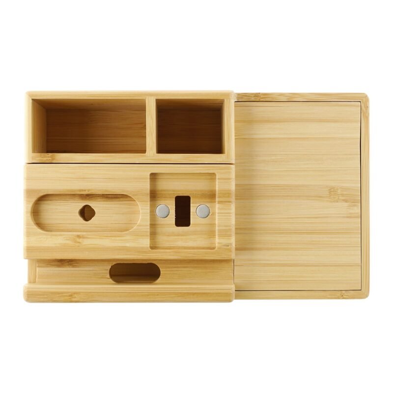 Custom Bamboo Fast Wireless Charging Dock Station - 1