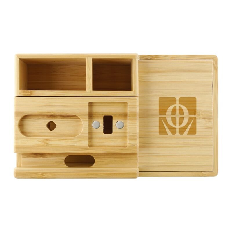 Custom Bamboo Fast Wireless Charging Dock Station