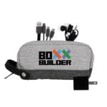 Custom Bay Two Tone Wall Charging Travel Set - 2