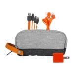 Custom Bay Two Tone Wall Charging Travel Set - 9