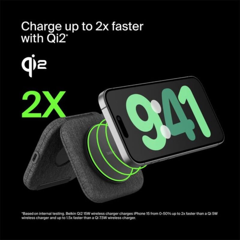 Custom Belkin 2-IN-1 Magnetic Charging Travel Pad - 3