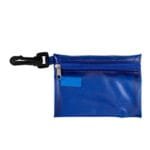 Custom "Cambell" Mobile Tech Earbud and Charging Cables Kit In Translucent Carabiner Zipper Pouch - 5