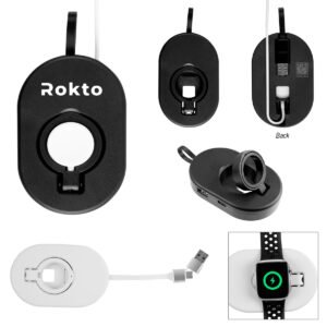 Custom Charging Hub With Wireless Watch Dock
