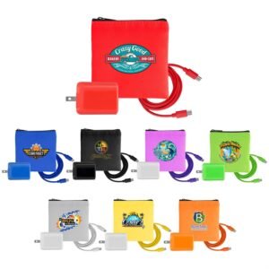 Custom Colorful RPET Fast C to C Charging Set