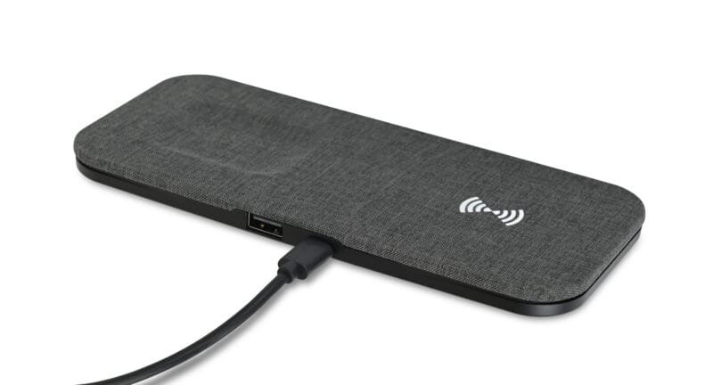 Custom Eden Wireless Dual Charging Pad - Charcoal Heather - 1