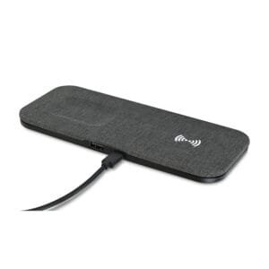 Custom Eden Wireless Dual Charging Pad - Charcoal Heather