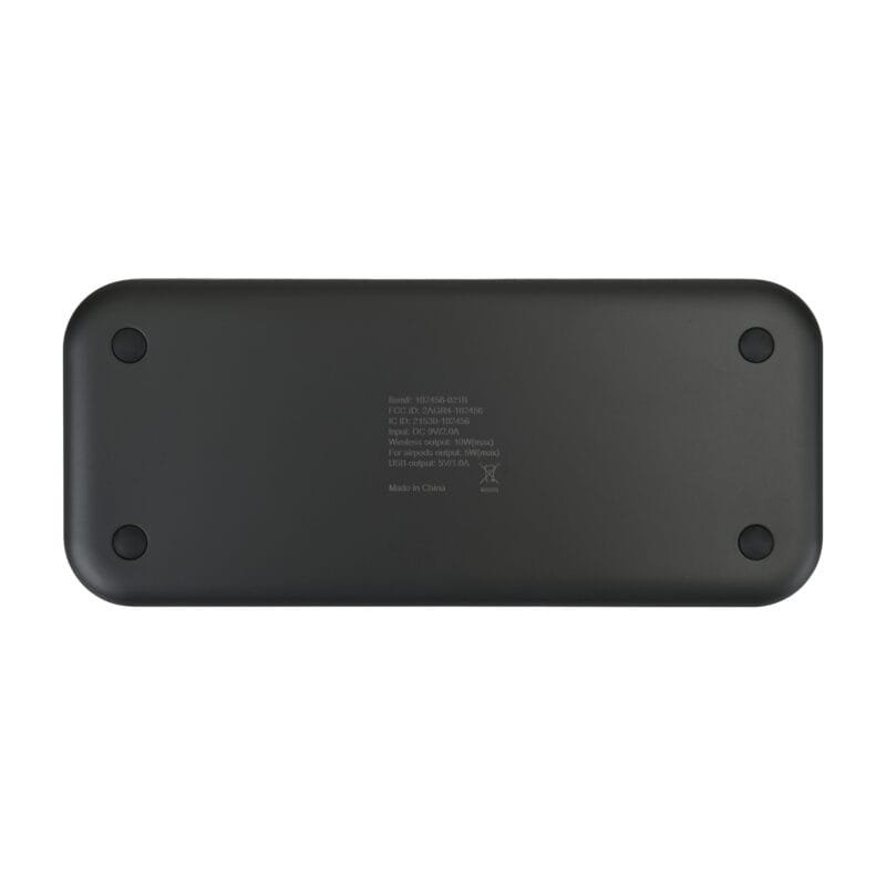 Custom Eden Wireless Dual Charging Pad - Charcoal Heather - 4
