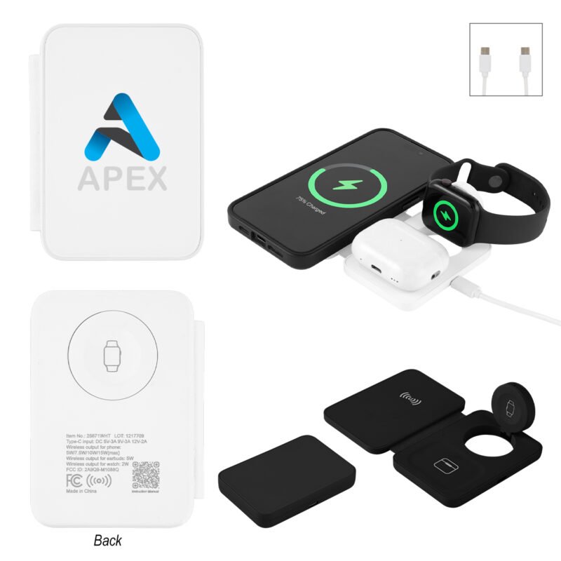 Custom Flip & Fold Wireless Multi-charger