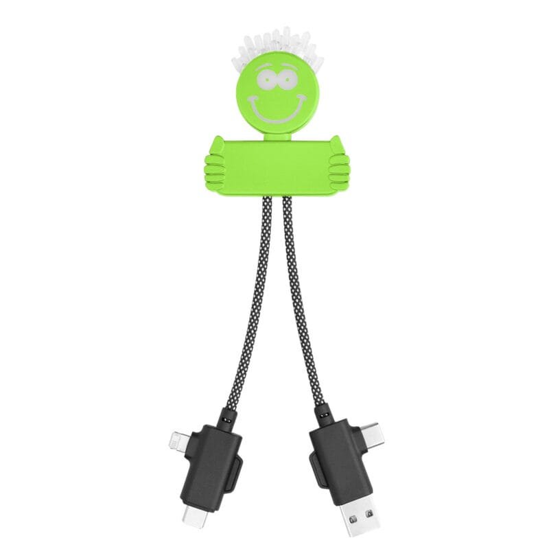 Custom Light Up Rabs Multi-cable Charging Guy - 1
