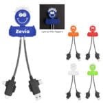Custom Light Up Rabs Multi-cable Charging Guy