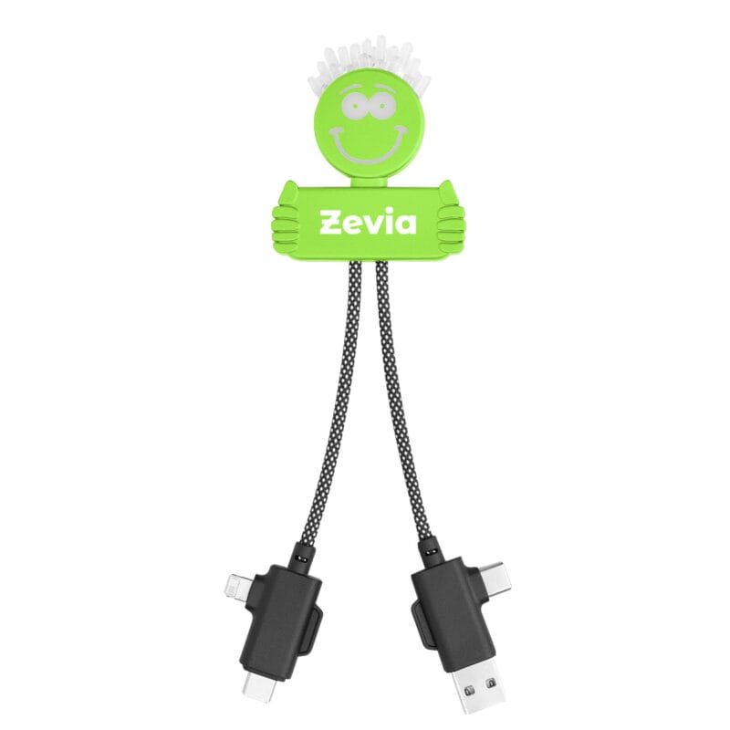 Custom Light Up Rabs Multi-cable Charging Guy - 2
