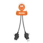 Custom Light Up Rabs Multi-cable Charging Guy - 3
