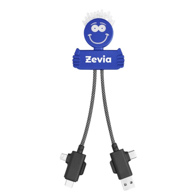 Custom Light Up Rabs Multi-cable Charging Guy - 7