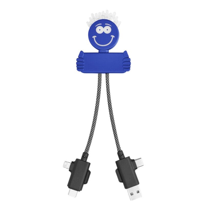 Custom Light Up Rabs Multi-cable Charging Guy - 8