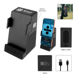 Custom Magnetic Rabs Charging Phone Holder & Speaker