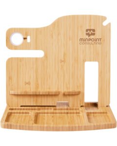 Custom Portia Bamboo Charging Valet Station