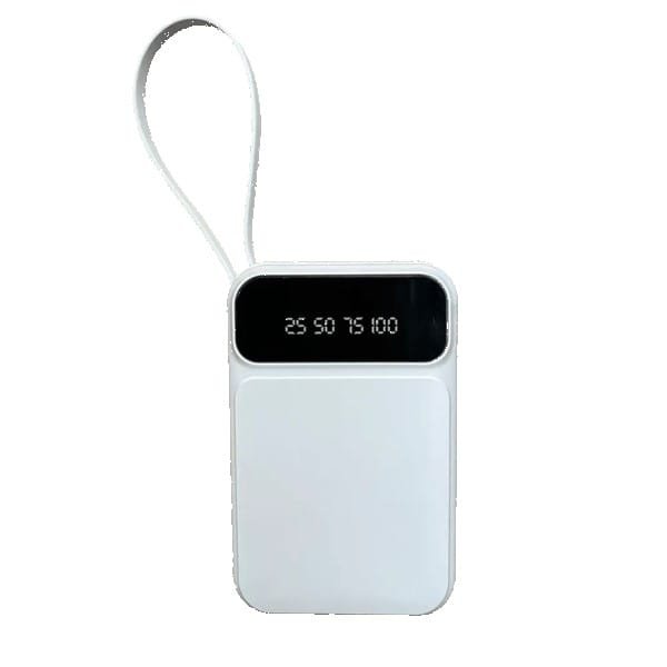 10000mAh Portable Charger with Built in Cable