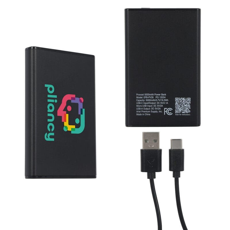Custom Provost 5000mAh Aluminum Power Bank - 2