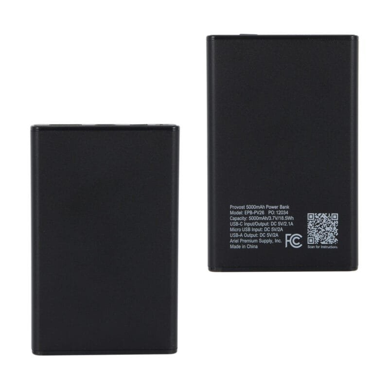 Custom Provost 5000mAh Aluminum Power Bank - 3