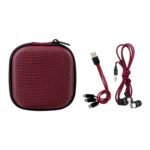 Custom Textured Charging Cable Ear Bud Kit - 4