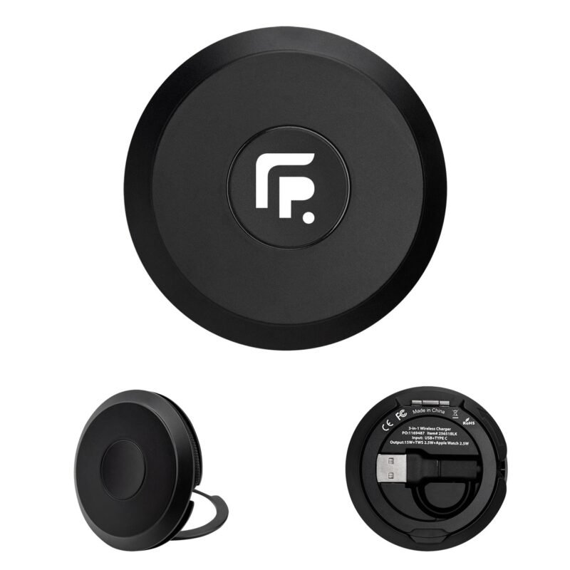 Custom Wireless Multi-charger With Kickstand - 2