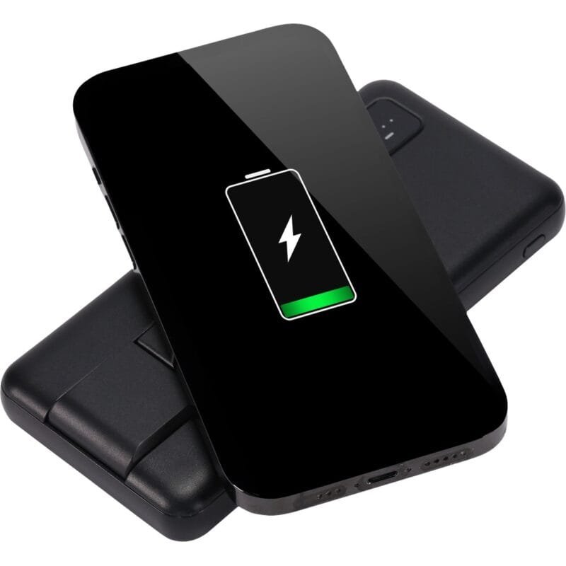 Custom Wireless Power Bank with Stand - 8