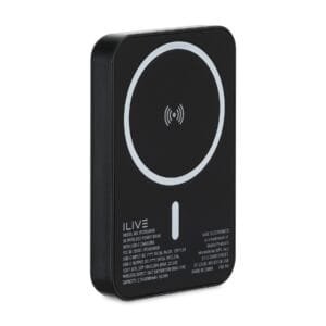 Custom iLive Powered 5K Power Bank with Wireless and USB-C - Black