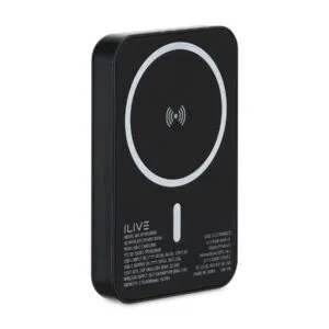 Custom iLive Powered 5K Power Bank with Wireless and USB-C - Black