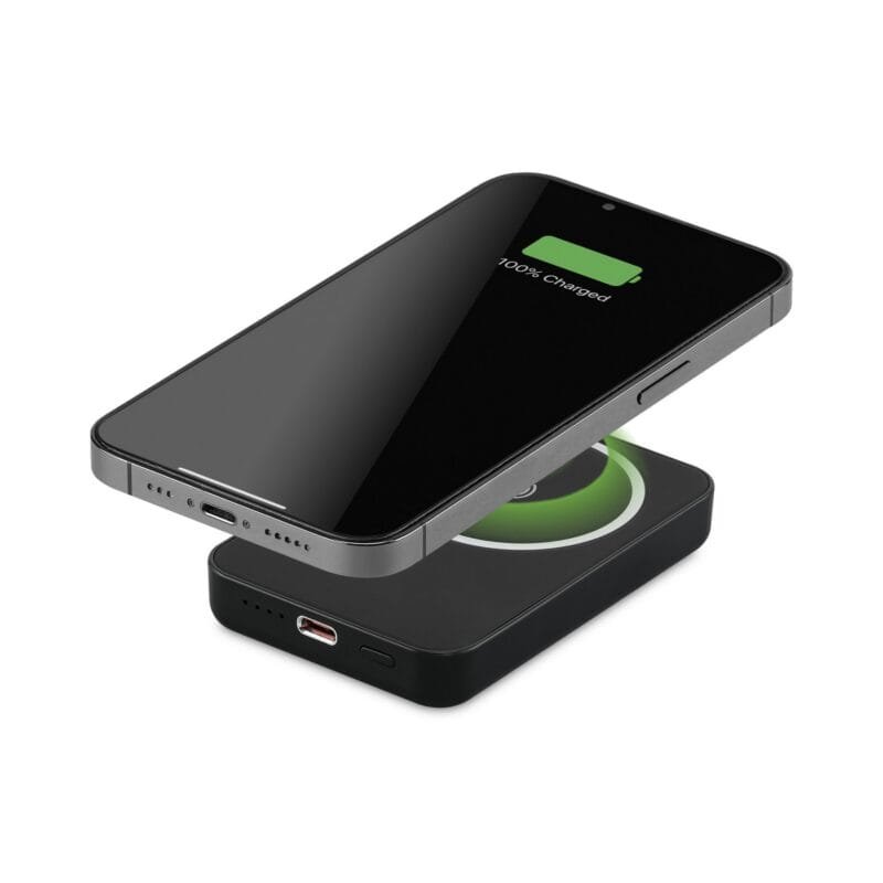 Custom iLive Powered 5K Power Bank with Wireless and USB-C - Black - 5