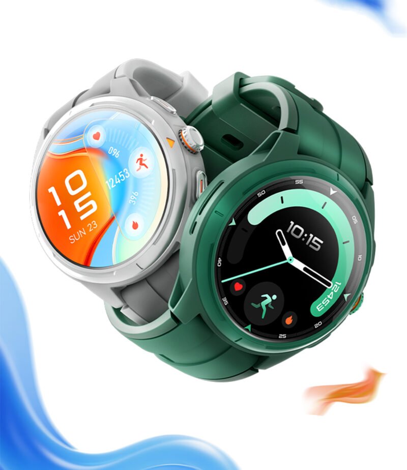 Custom AMOLED Magnetic Charging Blood pressure Fitness Heart Rate Pedometer Smart Wristband