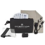 Custom "ASPEN" 9 pcs Charging Kit in Black Mesh Zipper Pouch