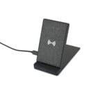 Custom Eden Recycled rPET Collapsible Desk Charger - Charcoal Heather - 1
