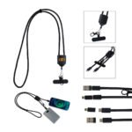 Custom Jayson 60W Charging Cable Phone Holder Lanyard