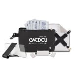 Custom "MONACO" 9 pcs Cleaning and Charging Tech Kit in Black Mesh Zipper Pouch