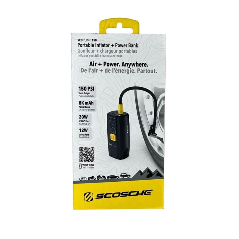 Custom Scosche Portable Inflator + Power Bank - 3
