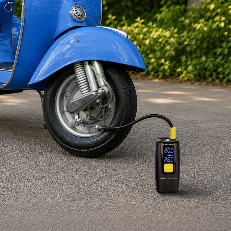 Custom Scosche® ScoPump150 Portable Inflator + Power Bank - 8