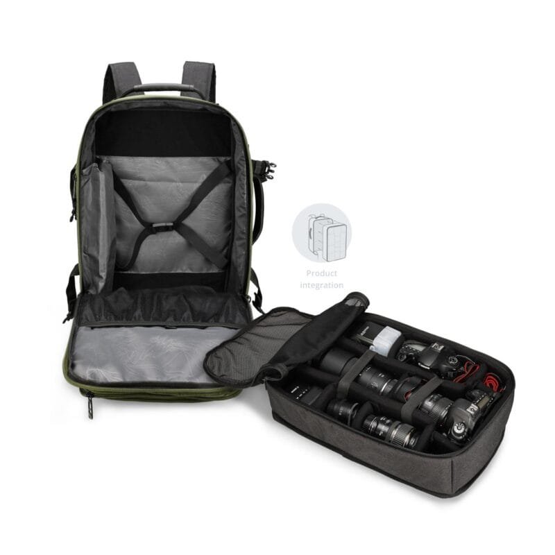 Custom SwissDigital® BERG PRO USB Charging Port Camera Backpack - 4