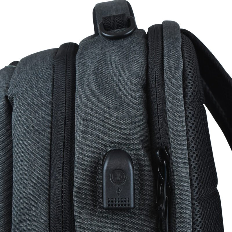 Custom SwissDigital® Boswil USB Charging Port Travel Backpack - 6
